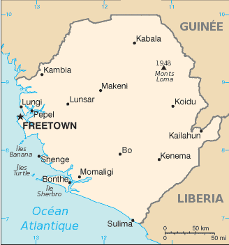 La géographie de la Sierra Leone