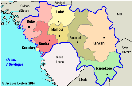 La géographie de la Guinée Conakry