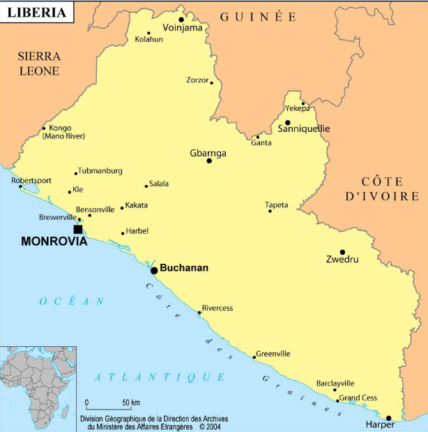 La Géographie du Libéria