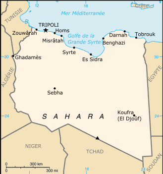 La géographie de la libye 